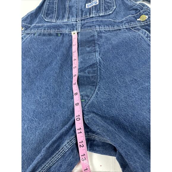 Big Smith Denim Bib Overalls Mens Workwear Carpenter Hammer Loop Made in USA - Picture 6 of 8